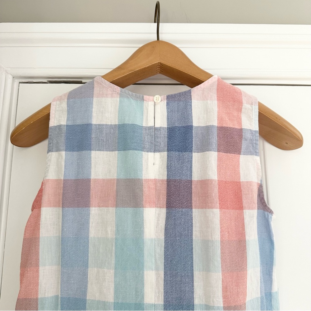 Pastel Gingham Front Tie Top - Picture 4 of 4
